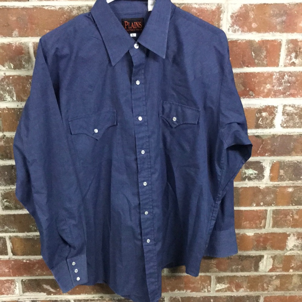 Men’s Western Wear Style LS Snap Button Shirt